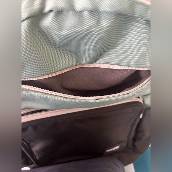 Spacious Green Gray Backpack - Picture 3 of 10